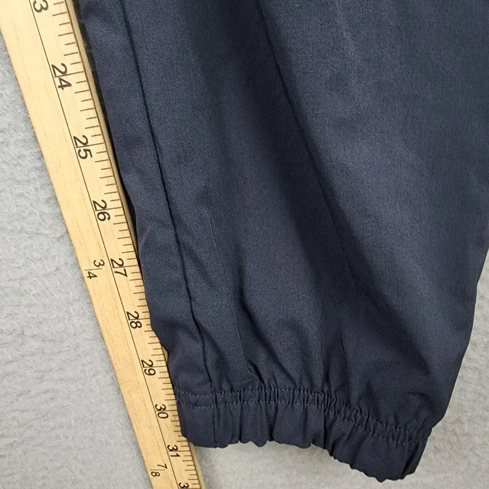 LEG3ND Jogger Pants Mens Large Blue Stretch Cargo Zip Pocket Lightweight Gym